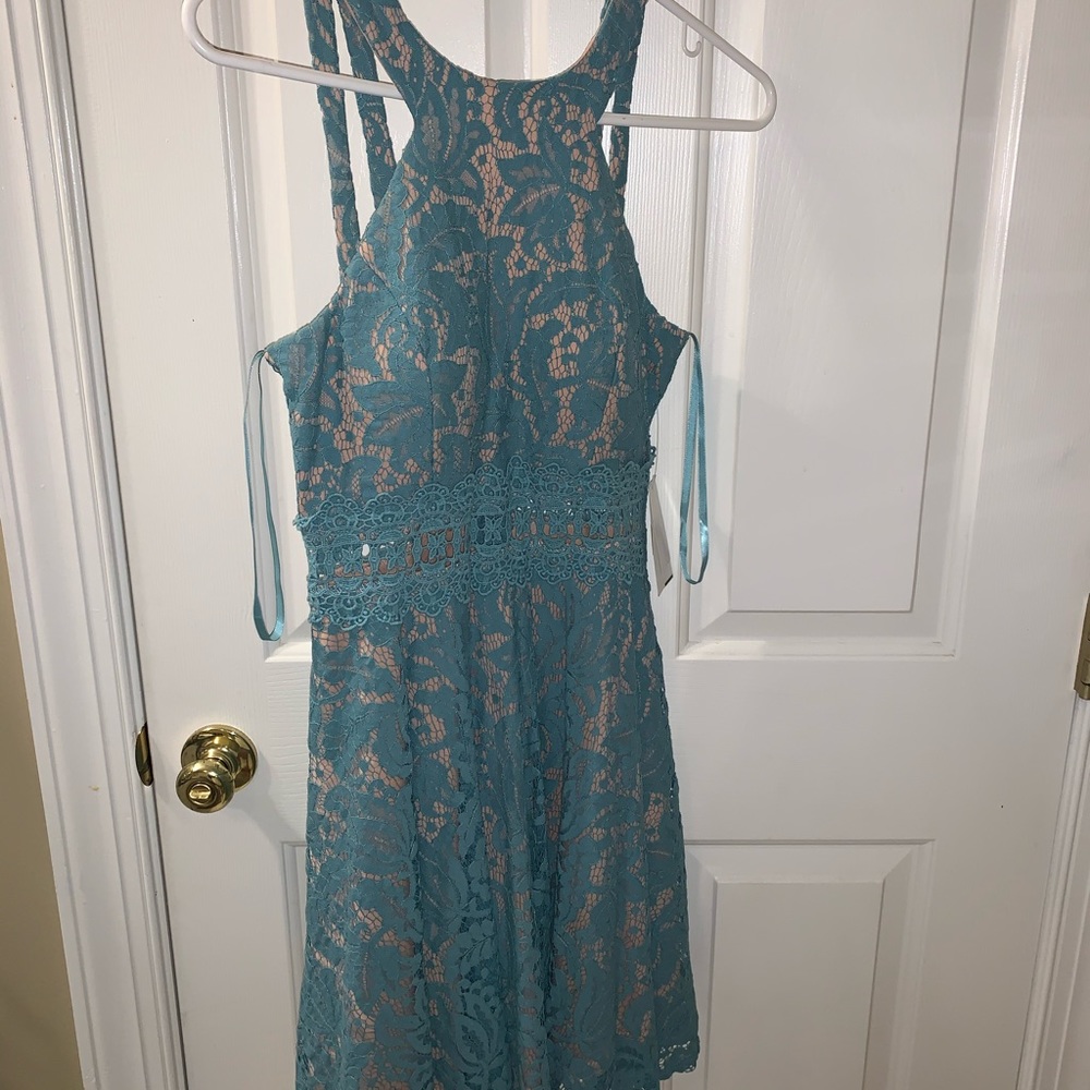 Seafoam green summer dress